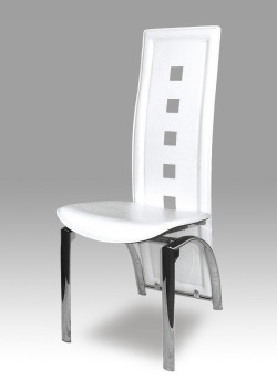 Modrest Y036 White Leather Chairs