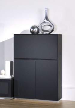 Modrest Verona - VR275 Black Made in Italy Compact Office Workstation