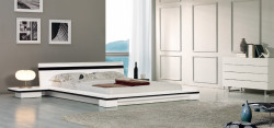 Modrest Sonata Modern White Platform Bed