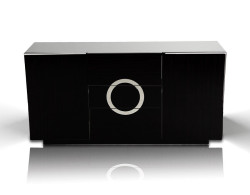 A&X Ovidius - Black Lacquer Modern Buffet