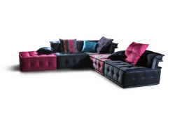 Versus Chloe - Modern Fabric Sectional Sofa