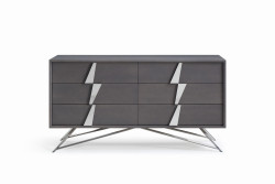Modrest Nicola Modern Grey Oak Dresser