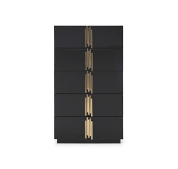 Modrest Token Modern Black & Gold Chest