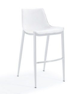 Modrest Jane - Modern White Counter Stool Set of 2
