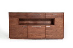 Modrest Jett Contemporary Walnut Buffet