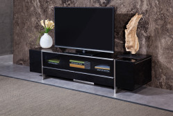 Nova Domus Lorena Modern Black TV Stand
