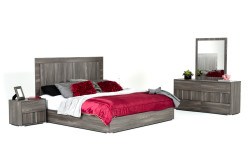 Modrest Luca Italian Modern Grey Bedroom Set