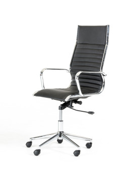 DONT ADD TO SITE Modrest Madison Modern Black Leatherette Office Chair