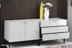Modrest Tweedle - Modern 2-Piece Lacquer Buffet Set