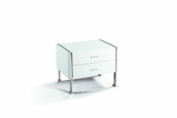 Modrest N106 - Modern Glossy White Nightstand