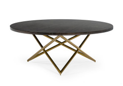 Modrest Novia - Glam Black and Gold Marble Coffee Table