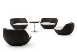 Renava Ovum Outdoor Brown Seating Set