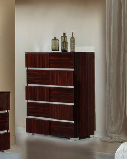 Modrest Picasso Italian Modern Ebony Lacquer Chest