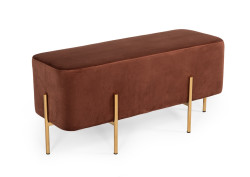 Modrest Ranger Modern Copper Fabric Bench