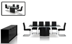 Modrest Remix Modern Extendable Glass Dining Table