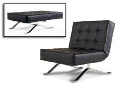 Divani Casa Santa Fe - Eco-Leather Lounge Chair