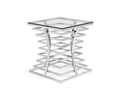 Modrest Snyder Modern Square Glass End Table