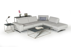 Estro Milano Spazio Italian Modern Leather Sectional Sofa