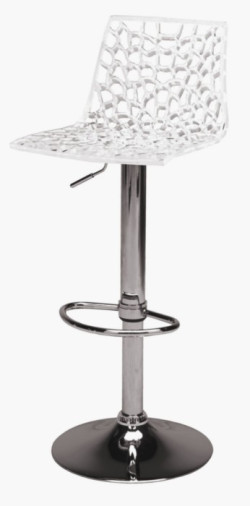 Modrest Spider - Modern White Gloss Italian Barstool