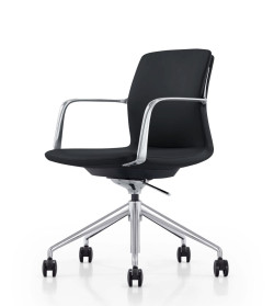 Modrest Sundar - Modern White Mid Back Conference Office Chair
