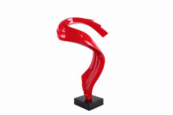Modrest Cursive Modern Red Sculpture