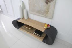 Modrest Elton Modern Faux Granite TV Stand