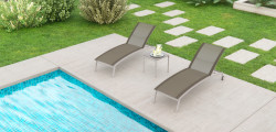 Renava Tulum Outdoor Brown Lounge Chair Set
