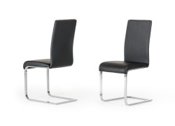Crane - Modern Black Dining Chair (Set of 2)