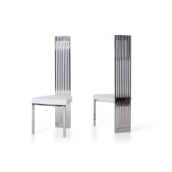 Modrest Elise Modern White Leatherette Dining Chair
