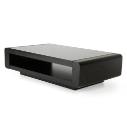 Modrest Lignite - Modern Black Oak Coffee Table