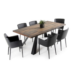 Modrest Norse Modern Ship Wood Dining Table