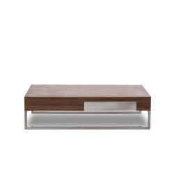 Modrest Agate - Modern Walnut Coffee Table