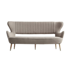 Divani Casa Altus Modern Light Grey Fabric Sofa