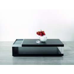 Modrest Gemstone - Modern Black Oak Coffee Table