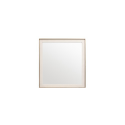 Nova Domus Cartier - Modern Beige Shagreen Brushed Brass Mirror