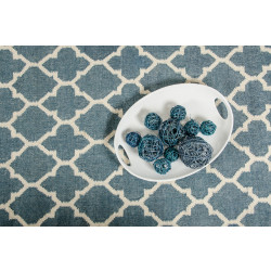 Linie Design Adelyn Turquoise Wool Rug