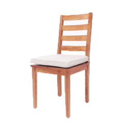 Modrest Lance Modern Ash Wood Dining Chair w/ Cushion (Set of 2)