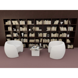 Modern LED 3 Piece Outdoor Lounge Set 