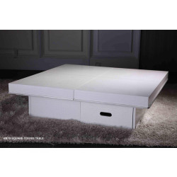 Modern Crocodile Black Coffee Table 8879A