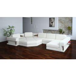 Divani Casa 2315 Modern White Sectional Sofa Set