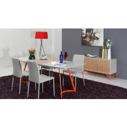 Modrest 2635XT - Modern Grey Ash Dining Table