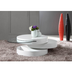 Modrest Tier - Modern Swivel Coffee Table