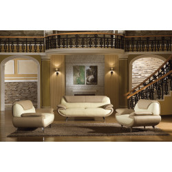 Divani Casa 2812 - Modern Bonded Leather Sofa Set