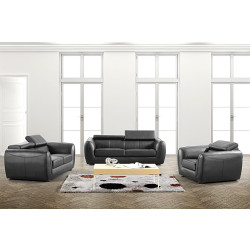 Divani Casa 3012 - Modern Bonded Leather Sofa Set
