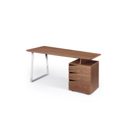 Nova Domus Walton- Modern Walnut Desk