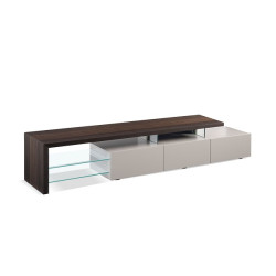 Modrest Loreta Modern Smoked Oak TV Stand
