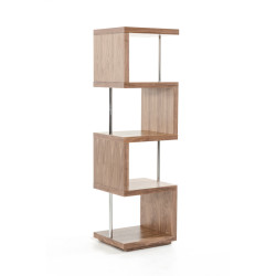 Modrest Stage 2 Modern Walnut Wall Unit