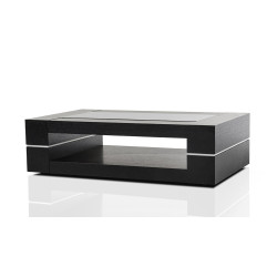 Modrest Mesa - Modern Black Oak Coffee Table
