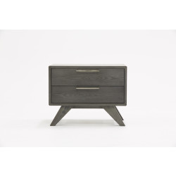 Nova Domus Soria Modern Grey Wash Nightstand