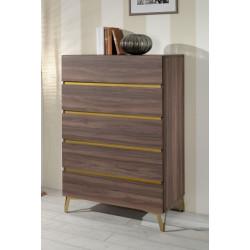 Nova Domus Calabria - Modern Walnut Chest